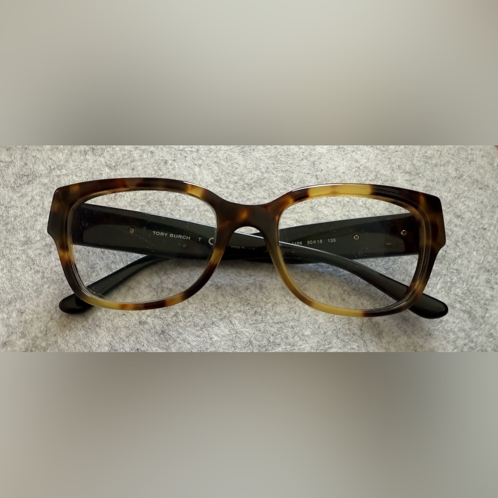 Tory Burch Tortoise Shell Rectangle Glasses Frames
